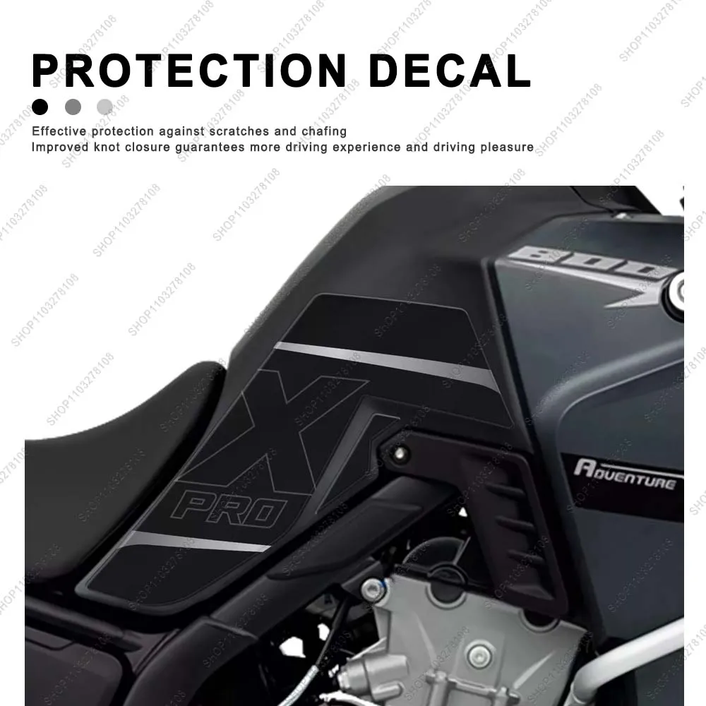 For Kove 800X 800 X Pro Limited Edition New 3D Epoxy Resin sticker kit Motorcycle side fuel Tank Pad Protection Sticker - Image 3