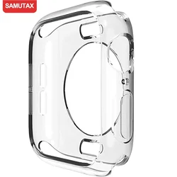 Case For Apple Watch 44mm 45mm 41mm 40mm No Screen Protector Full TPU bumper Cover iwatch series 9 8 7 SE 6 5 4 Accessories