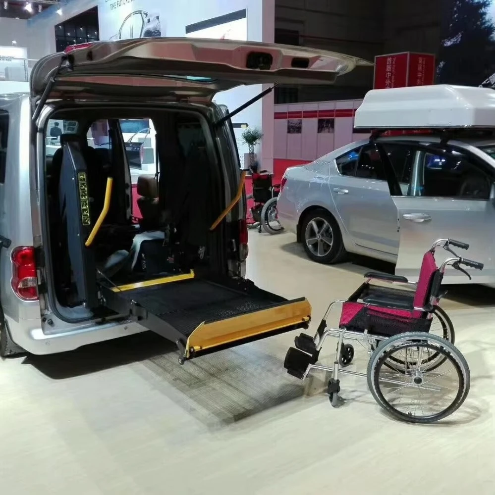 Outdoor Electric Hydraulic Wheelchair Lift Van Car Wheelchair Vertical Lift Table Disabled Elderly Disabled 600 lbs
