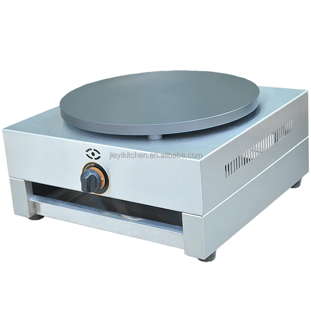 

Gas Type Crepe Maker French Crepe Making Machine Pancake Naan Bread Maker With English Manual