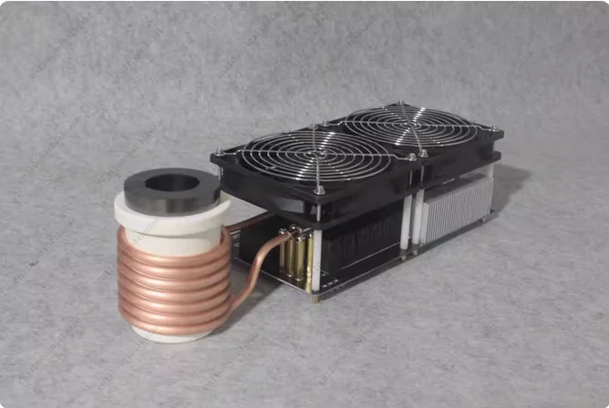 3KW 6-Tube ZVS Induction Heating Machine - Non-Tapping Gold Melting Furnace & Quenching Accessory