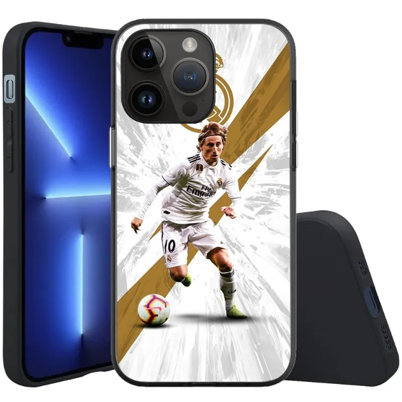 M-Modric Phone Case For iPhone 15 14 13 12 11 X XR XS XSMAX 8 7 Plus Mini Pro Max Soft Black Phone Cover