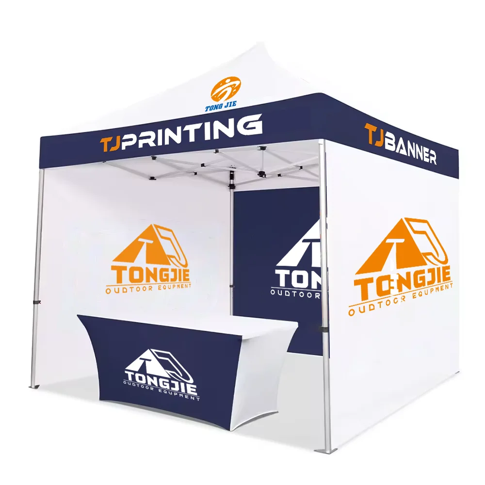 

Custom 3x3 Folding Outdoor Advertising Tent Waterproof 10x10ft Pop-up Canvas Garden Gazebo Canopy for Trade Shows