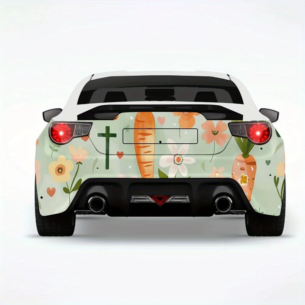 

Pastoral Pattern Car Sticker,Vinyl Decal for Car Rear, Waterproof Self-Adhesive Vinyl Stickers for Vehicle Tail and Bumper, Deco