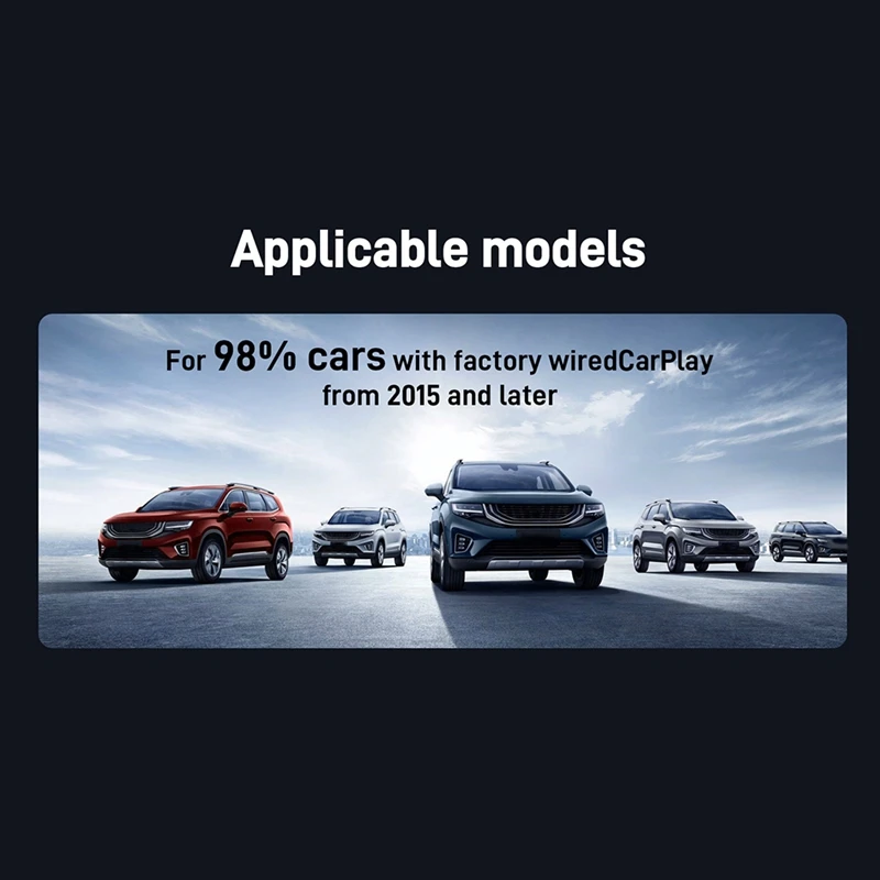 Беспроводной адаптер Carplay преобразует проводный в беспроводной адаптер Carplay для телефона, взаимосвязанная навигация в машине