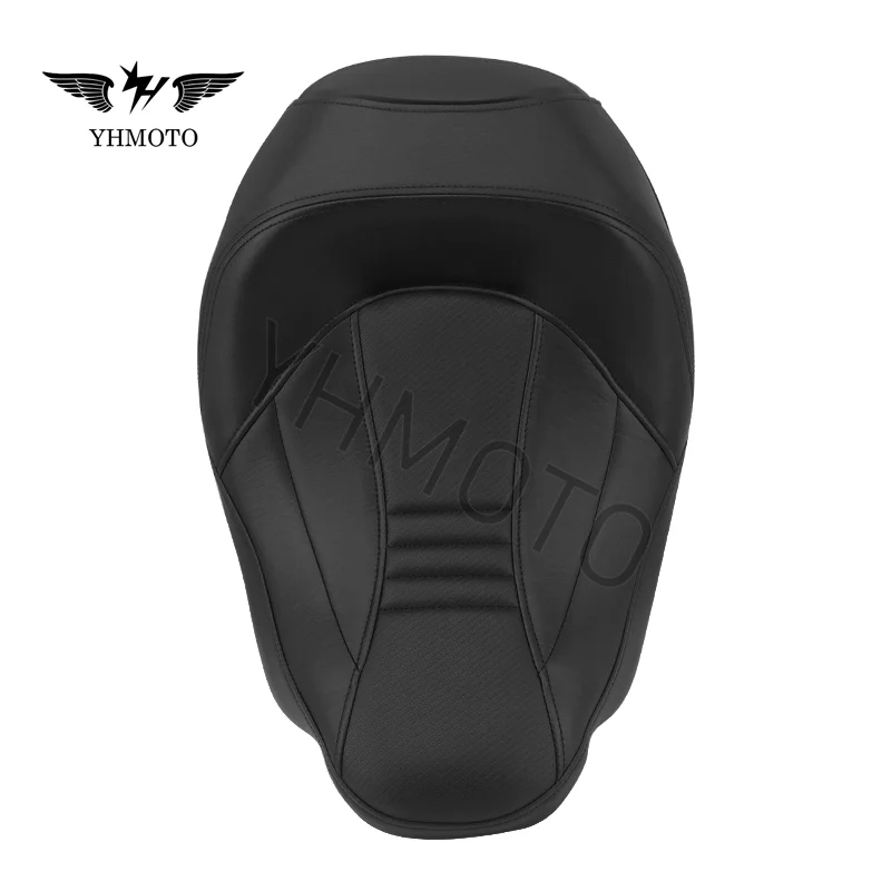 YHMOTO ABS Plastic and PU Leather Motorcycle Motorrad Seat Sitz Cushion Kissen Fits for Road King Street Glide FLHX 2009-2022