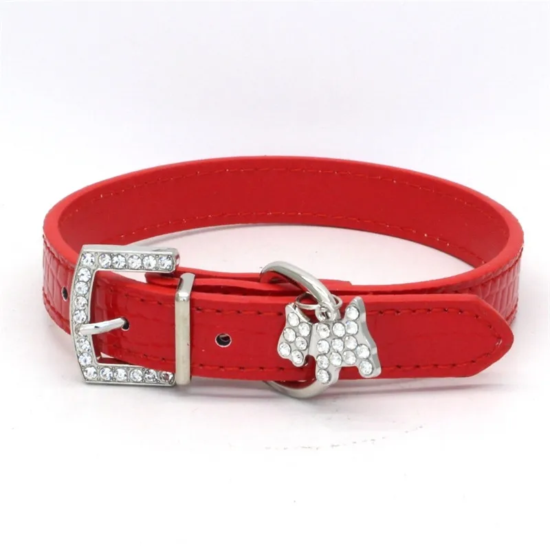 Hot Sale New Crystal Pendant Pet Dog Collar Puppy Cat Pet Buckle Dogs Leads Neck Strap Animal Pet Accessories Dog Leash
