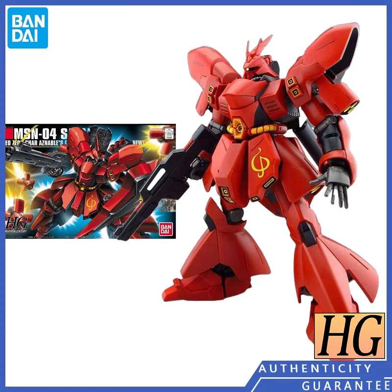 

[In stock] Bandai HGUC 1/144 MSN-04 Sazabi Gundam Assembly model Anime Peripherals Childrens Gifts Collections Action Figures