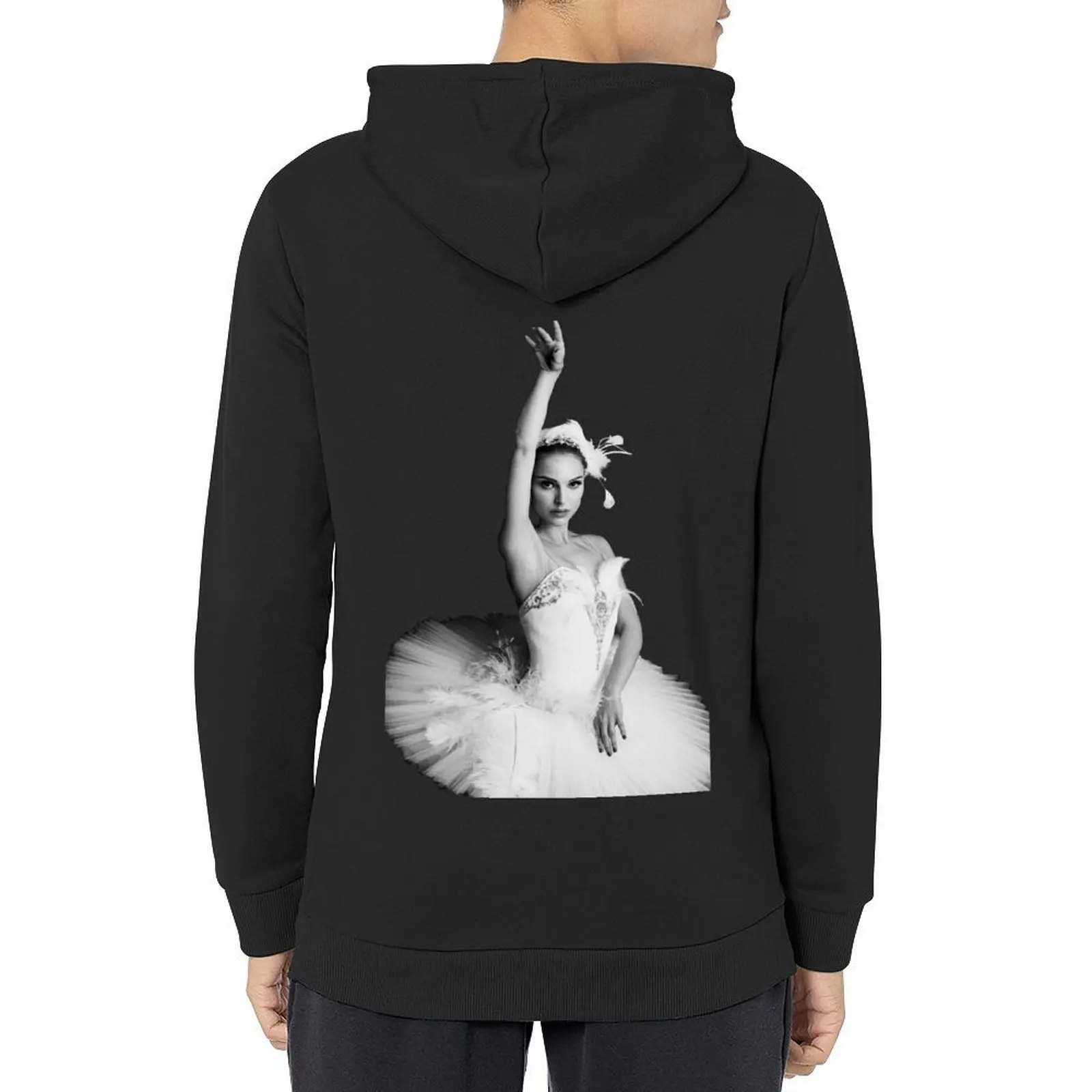 

Nina Black Swan Hoodie men's sweat-shirt set autumn new products men's autumn clothes aesthetic clothing hoodie oversize