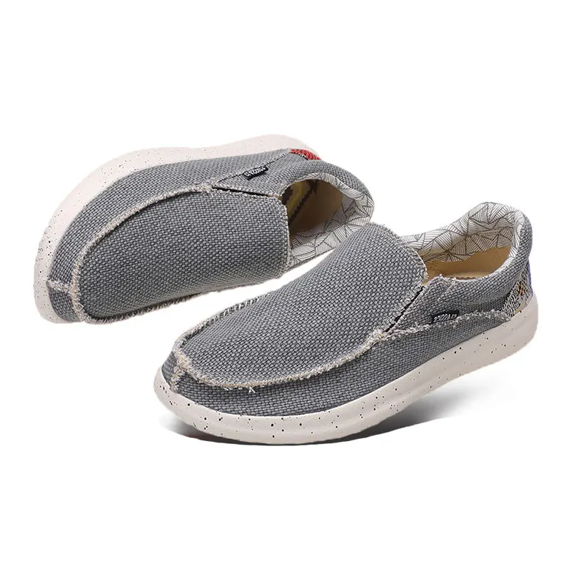 Stylische Herren-Slipper aus Denim - Atmungsaktiver Komfort für den ganzen Tag, leichtes Design, ohne Schnürsenkel, einfach anzuziehen und auszuziehen. – Detail 11