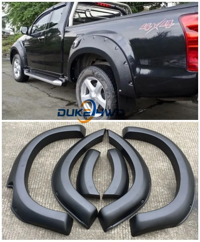 Fender Flares Fit For Isuzu D-max Dmax 2014 2015 2016 2017 2018 2019Auto Fender Car Parts Exterior Accessories