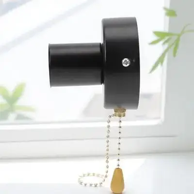 

1Set Bedside Lamp Pull Chain Lampholder Durable E27 Pullswitch Wall Ceiling Light Accessory Home Decoration Retro Style