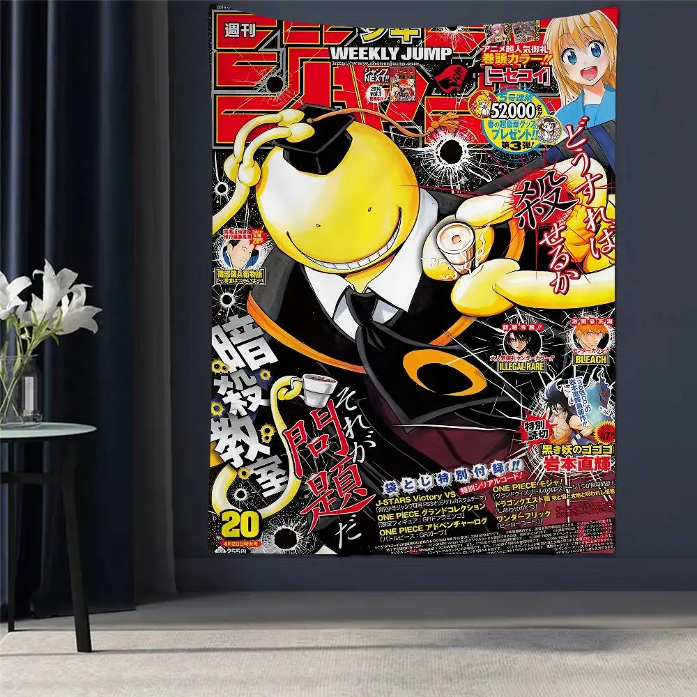 

Anime Assassination Classroom Cartoon Tapestry Home Decoration Hippie Bohemian Decoration Divination Home Decor