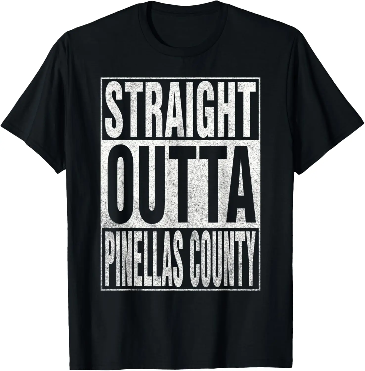

Футболка с крутой домашней цитатой STRAIGHT OUTTA PINELLAS COUNTY