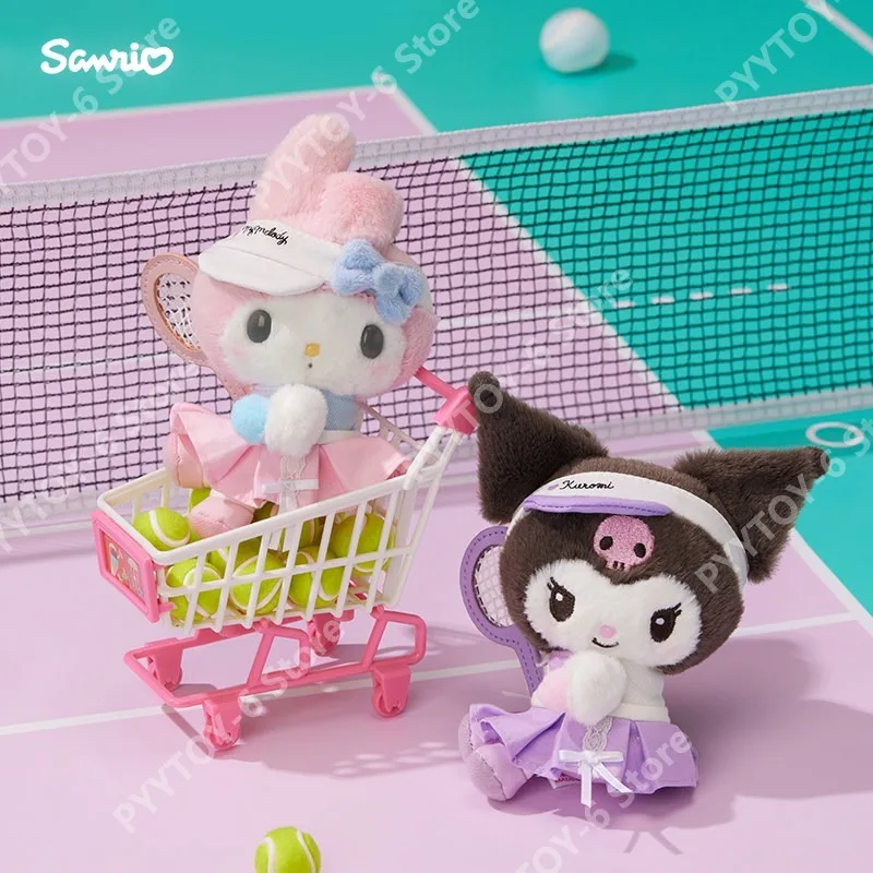 

Плюшевая игрушка-брелок Sanrio Tennis Academy Melody Kuromi: кукла-подвеска, украшение для рюкзака, сумки, подарок на день рождения