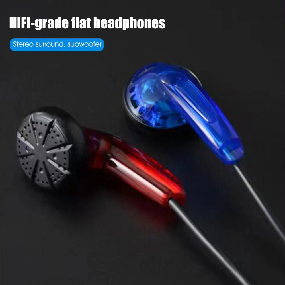 سماعة أذن سلكية ناعمة نقل ثابت عالمي 3.5 ملم HiFi داخل الأذن سماعة أذن رياضية للألعاب مضادة لللف