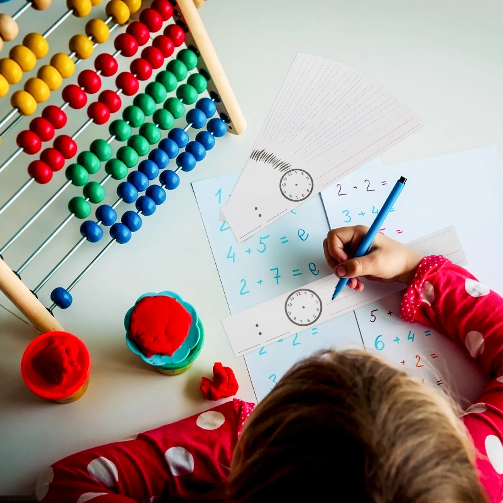 20 قطعة شرائط الجملة المبطنة القابلة للمسح بطاقات التدريس المدرسية لكتابة الحروف الجملة هيكل قواعد الفصول الدراسية التعلم