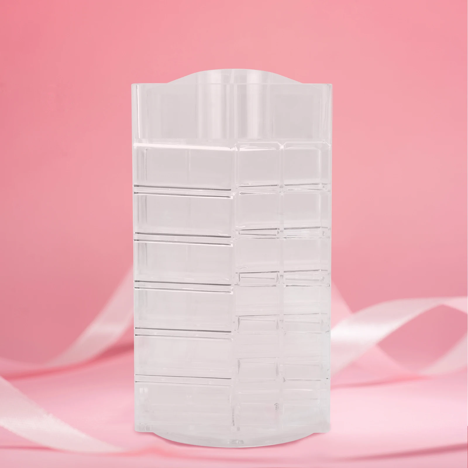 

Clear Acrylic Lipstick Holder Transparent ganizer Rack Makeup Brush Storage Display St Nail Polish Container Desk