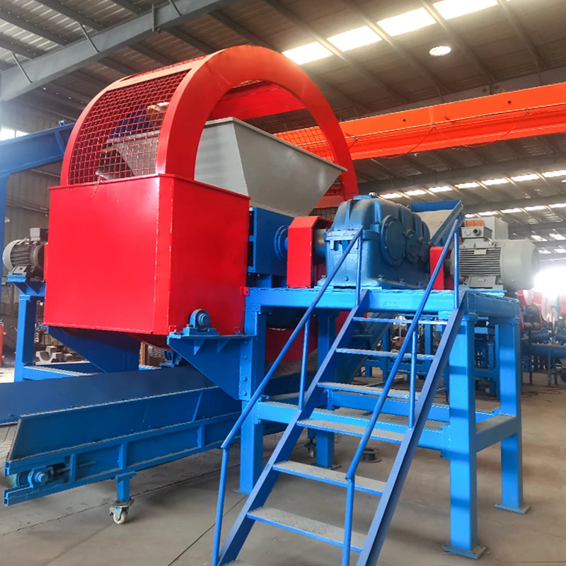 Automatic Tire Recycling System Waste Tire Crusher Line Rubber Powder Manufacturing Equipment