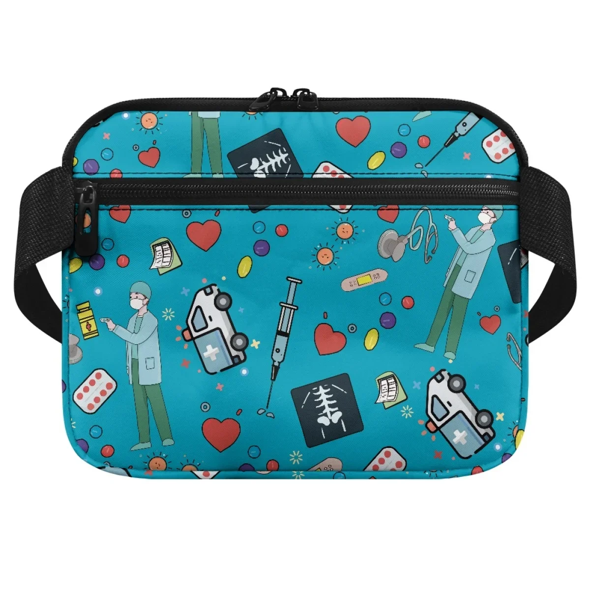 Nový zdravotní sestra organizátor pás pytle fanny pack medicinální doktor kreslený design pás brašna pro stetoskop lék obinadlo úložný pouch