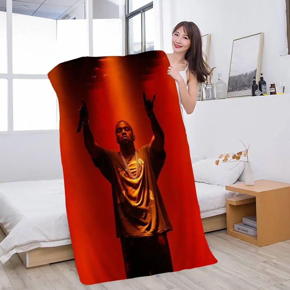 K-Kanye Wests Microfiber Printed Beach Towel Mountain Climbing Yoga Beach Swimming Running Absorbent Soft Towel