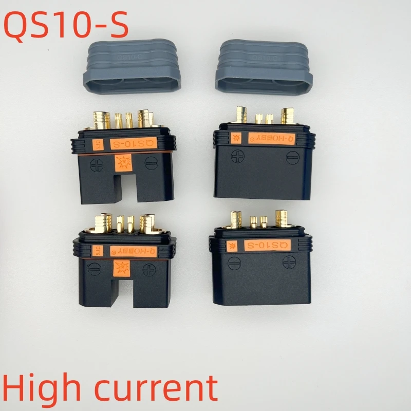 

QS10-S Anti-ignition Male Female Carrier Model Aircraft Battery Plug Can Be Welded High Temperature and High Current Resistance