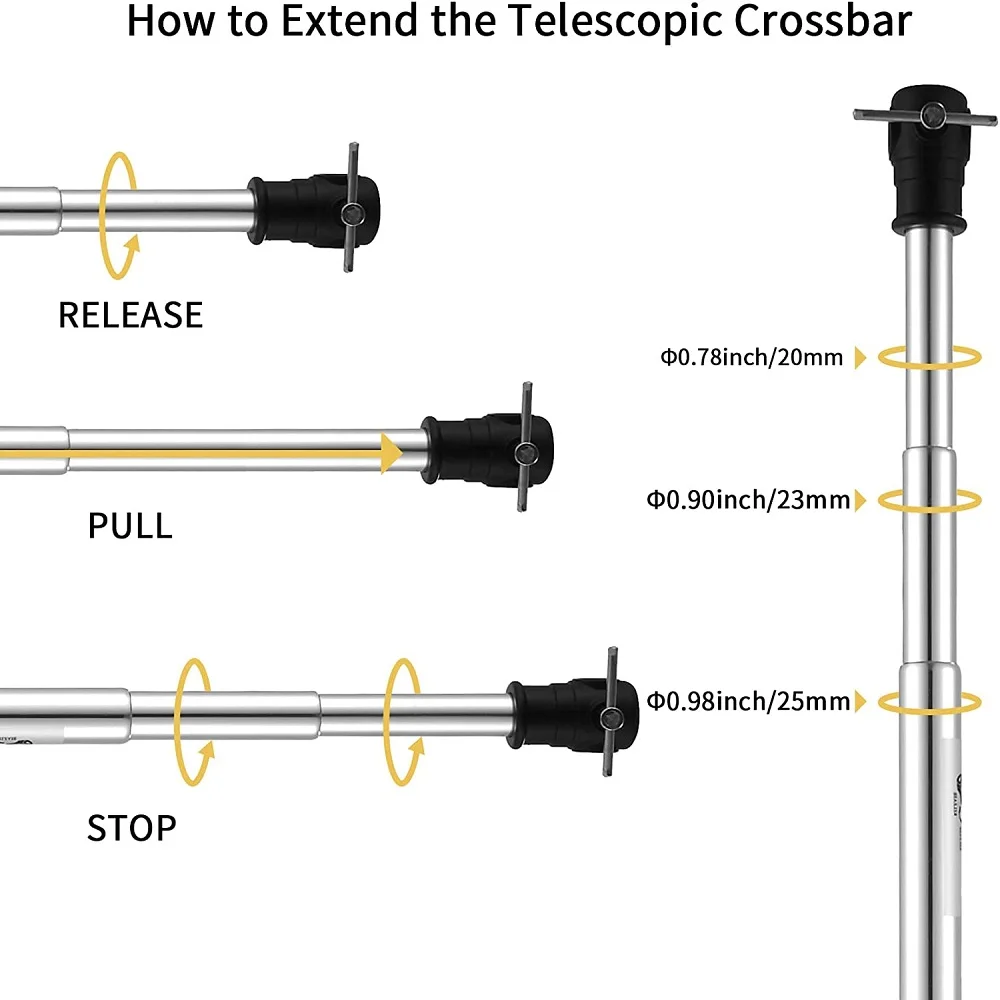 Selens Telescopic Tripod Stand Horizontal Bar Adjustable C-Stand Tripode Pole Photo Studio Kits Photography Props штатив