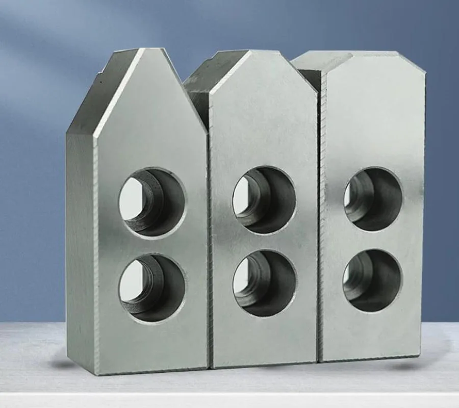 Hydraulic Oil Pressure Chuck Soft Claw 5 6 8 10 Inch 60/90/120 Degree High Quality Standard 3 Jaws for Mechanical CNC Lathes
