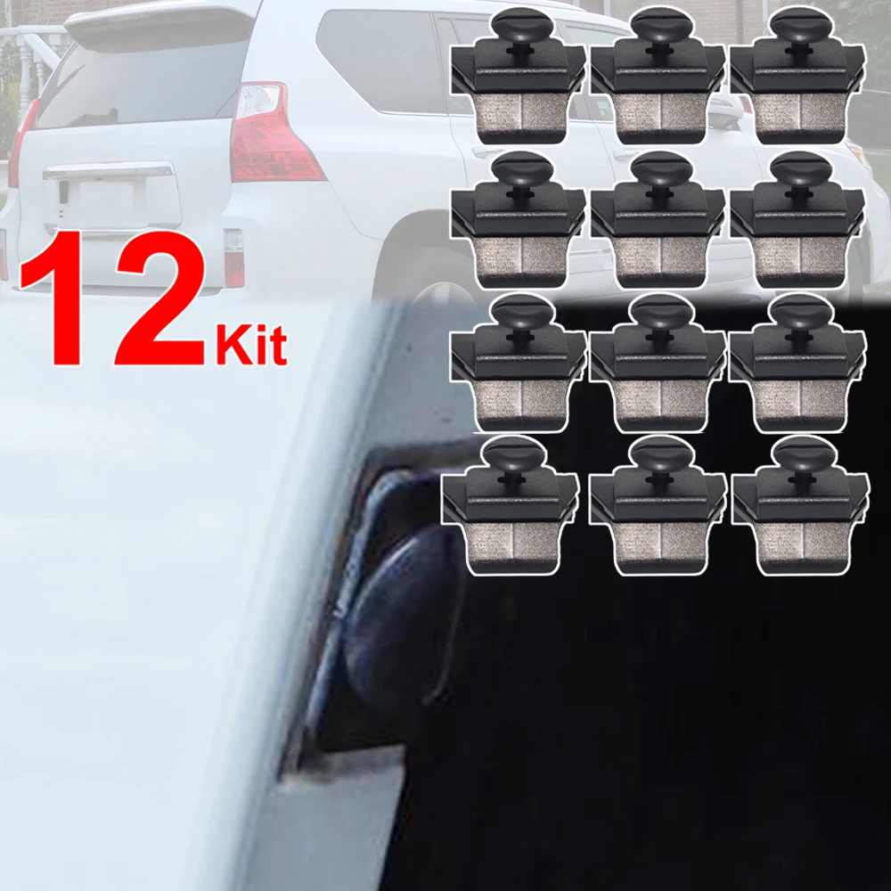 12 Kit For Lexus GX460 GX470 GS350 GS430 GS450h IS250 IS350 ES330 Front Rear Left Right Mudflap Liner Fender Retainer Clip Rivet