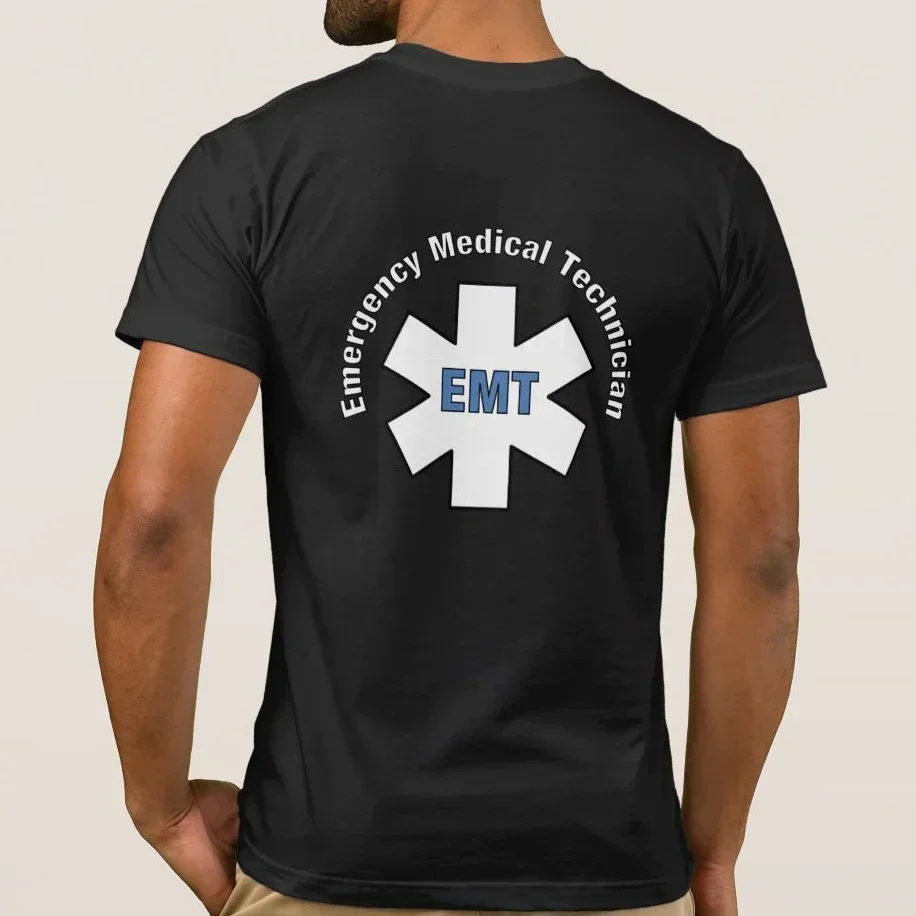 

Emergency Paramedic EMT Star of Life Symbol T-Shirt 100% Cotton O-Neck Short Sleeve Summer Casual Mens T-shirt Size S-3XL