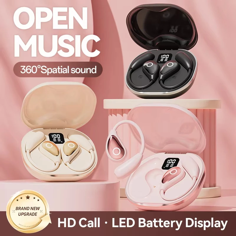 

M95 waterproof wireless earphones with AI noise reduction and directional sound transmission