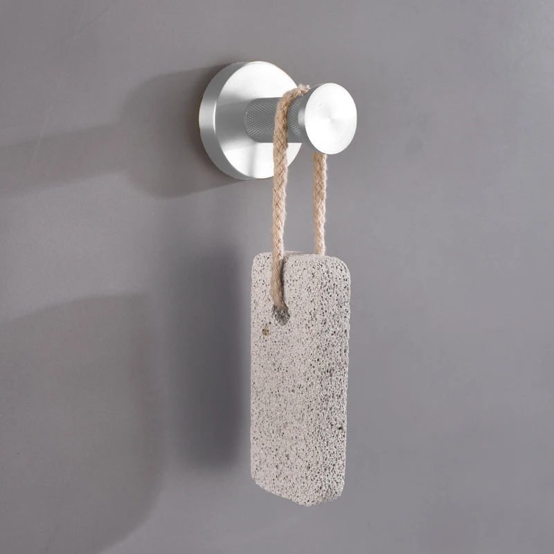 

High Quality Brushed Wall Mounted Towel Bar Toilet Paper Holder Robe Towel Hooks Cup Holder Towel Rack Bathroom Accessories Kit