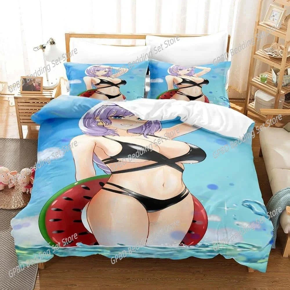 3d Print Anime Kawaii Girl Pavolia Reine Bedding Set Single Twin Full Queen King Size Bed Set Adult Kid Bedroom Duvet cover Sets