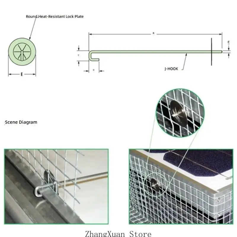 50 Stück Edelstahl-Critter-Guard-Clip für langfristigen Schutz, dauerhaft 3 x – Detail 5