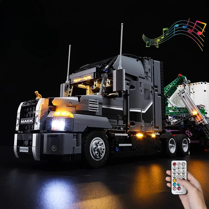 Juego de iluminación LED adecuado para LEGO Technic Mack Anthem 42078 (no incluye bloques de construcción)