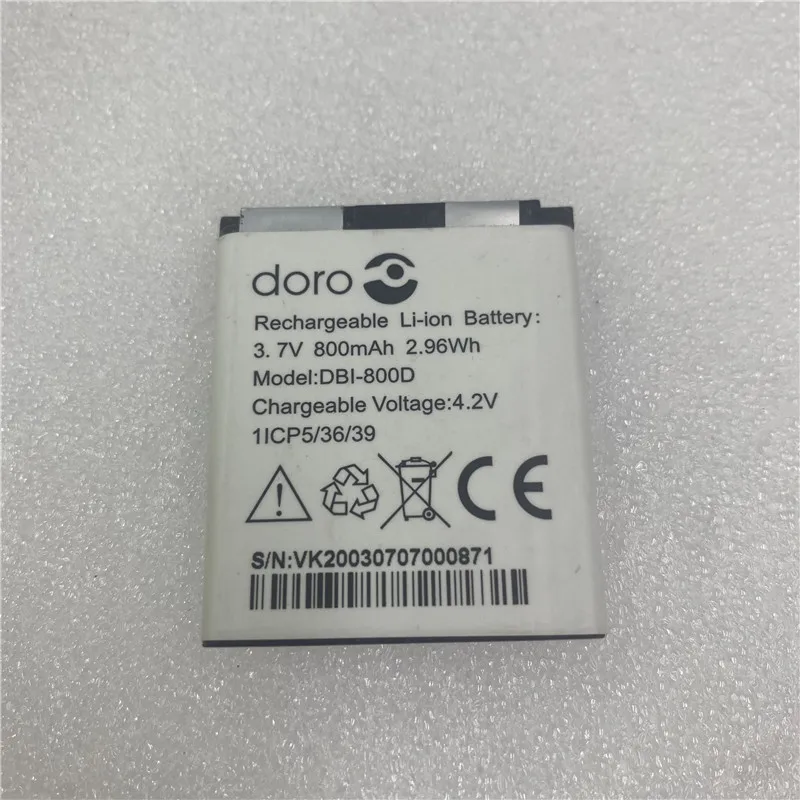 

In Stock for Doro DBI-800D battery 800mAh New production date Long Standby Time High quality