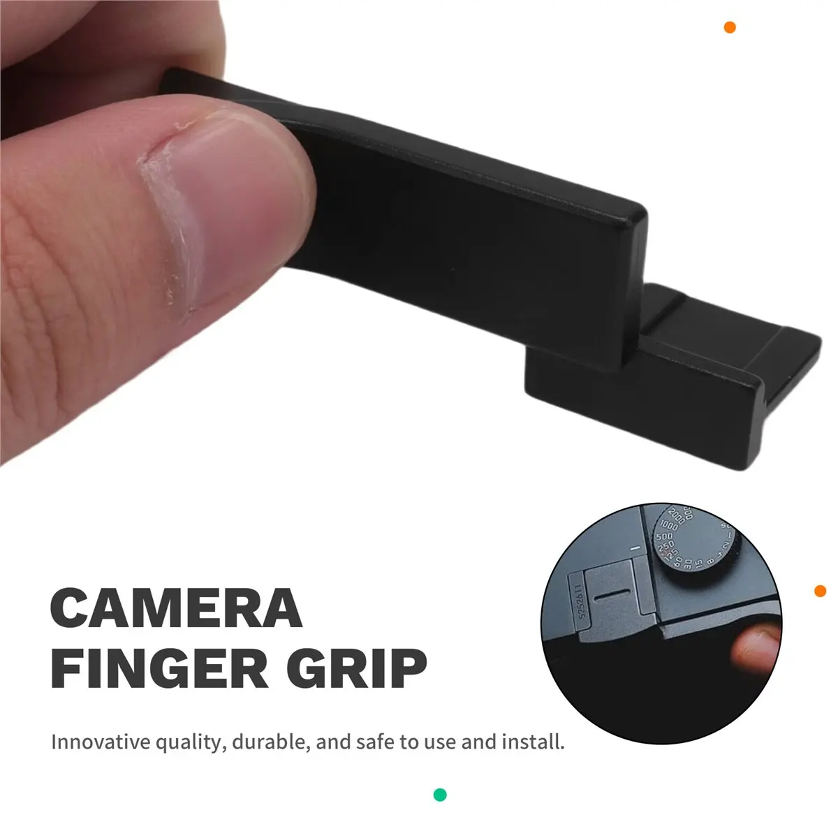 A003 For Thumb Up Grip Camera Mount Thumb Up Grip Hot Shoe for M10/M11P/M10-P M11 Accessories Black