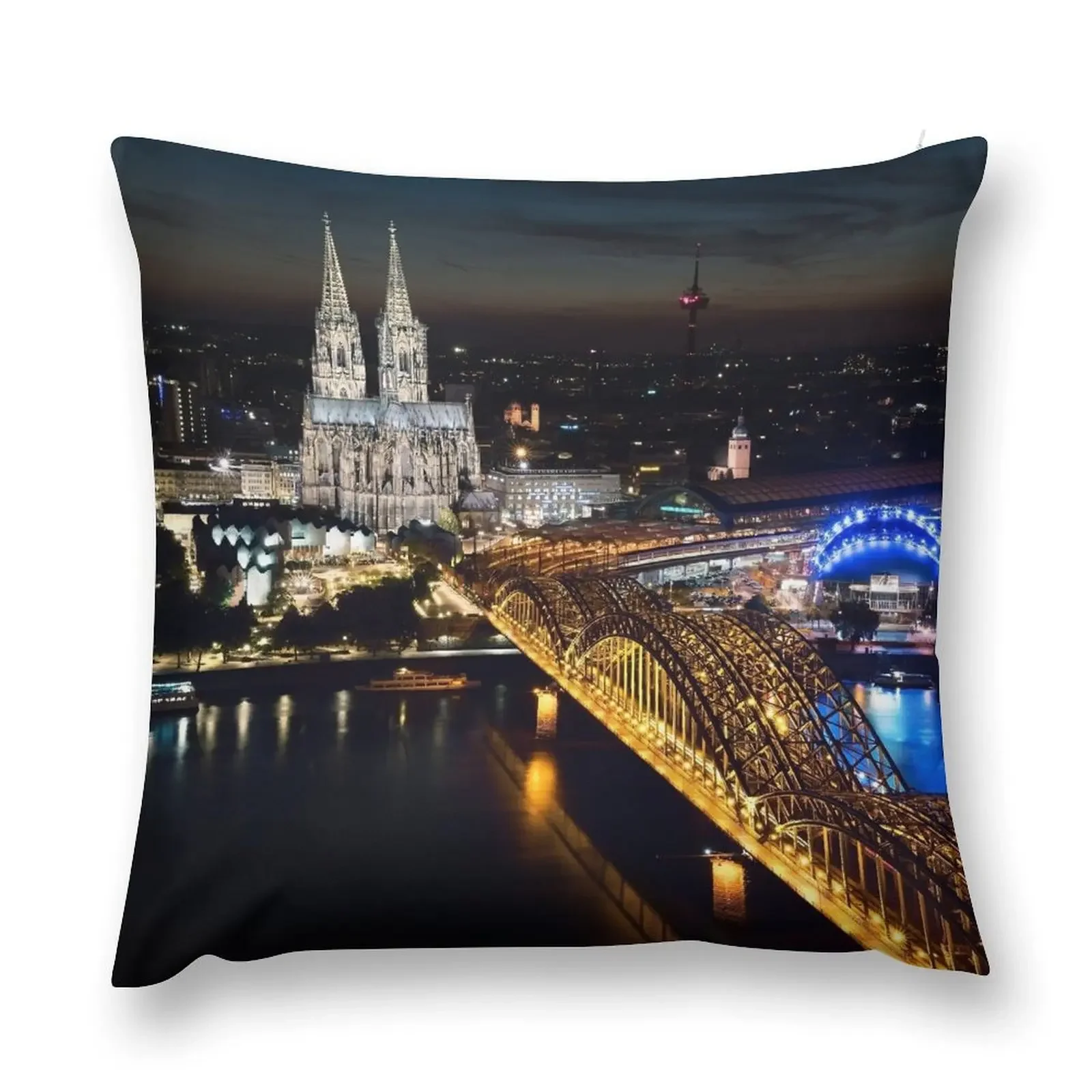 Cologne Cathedral Throw Pillow Pillows Aesthetic Cushion Cover For Sofa pillow