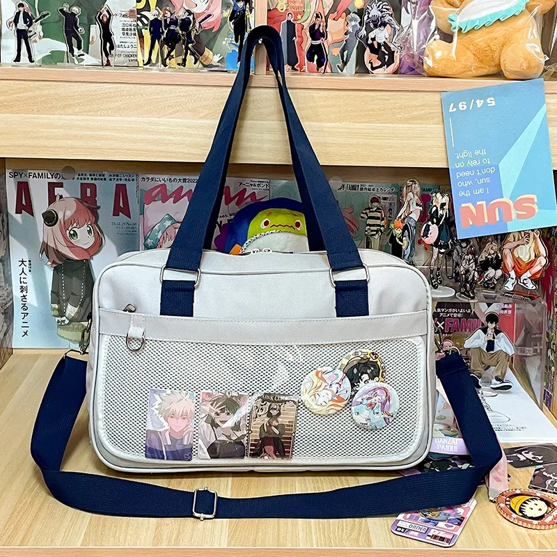 Japanese School Supplies JK Uniform Bag Two-dimensional Shoulder Slung Handbag Commuter Cereal and Pain Bag