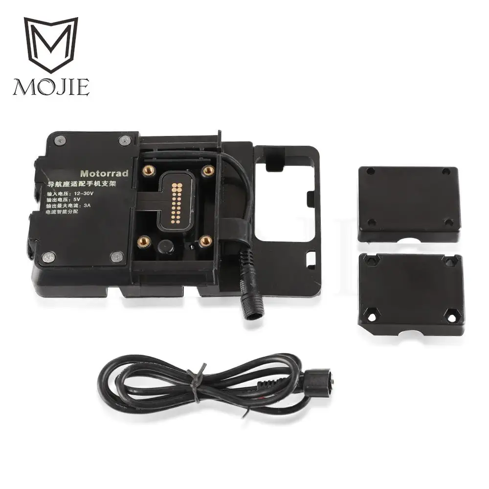 Soporte de navegación para motocicleta F800GS, soporte para teléfono móvil con carga USB para BMW F 800 700 F800 GS 700 2013-2018 2019 2020
