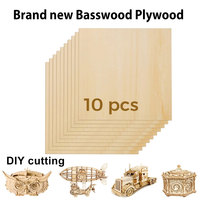 Brand New Plywood Basswood for Crafts Unfinished Wood Basswood Craft Wood Board for Laser Engraving and Co2 Laser Cutting.