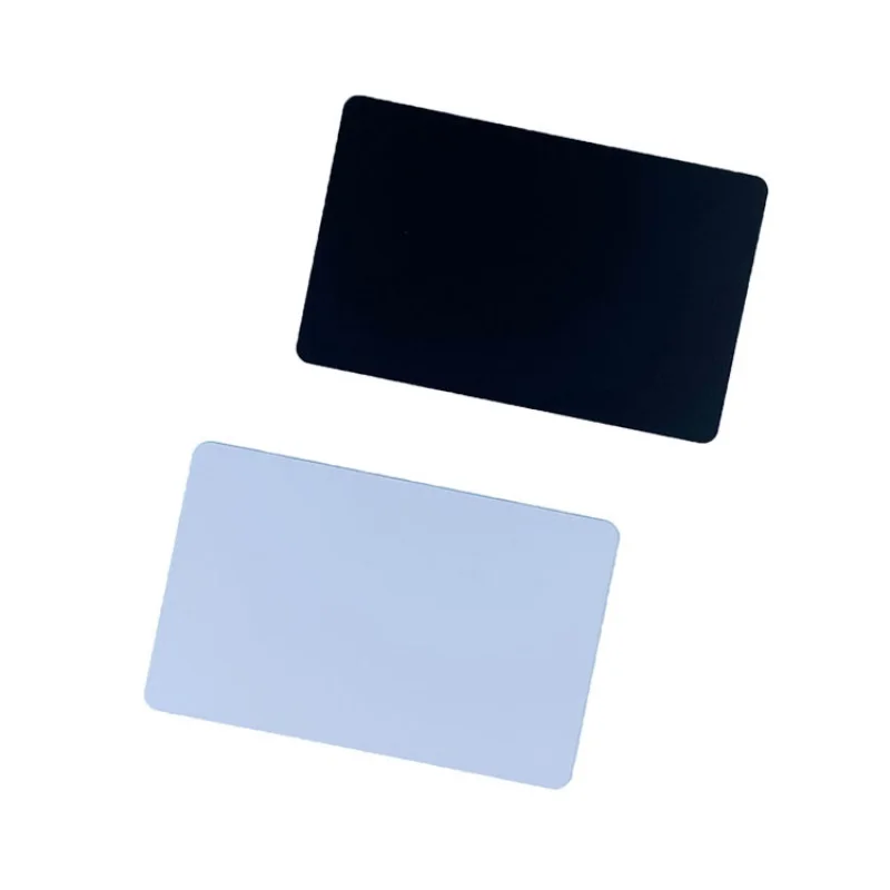 100pcs Black/ White Matte NTAG215 NFC PVC Digital Business Card Inkjet printing for Canon Epson printer