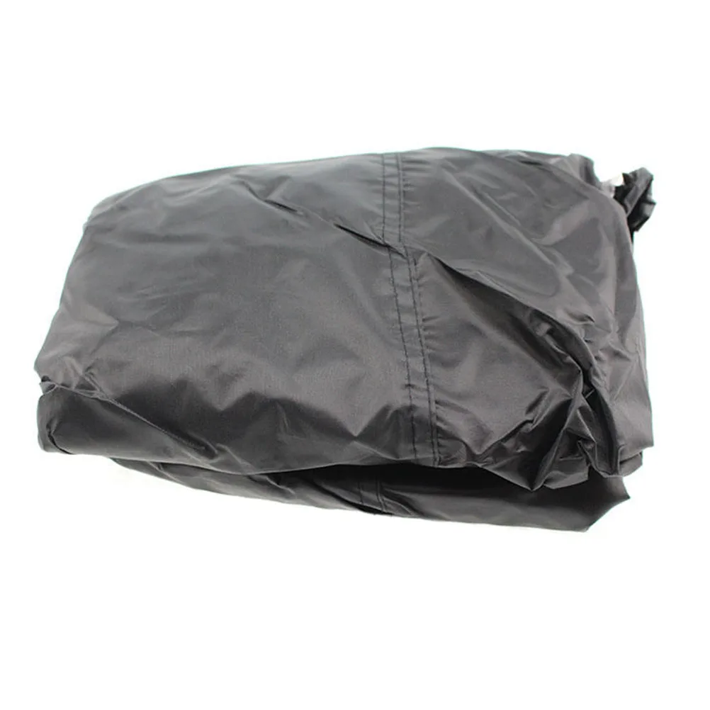 

Heavy Duty BBQ Cover 145x61x117cm Black Polyester Protective Grill Rainproof Dustproof Outdoor Barbecue Stove Cover Waterproof