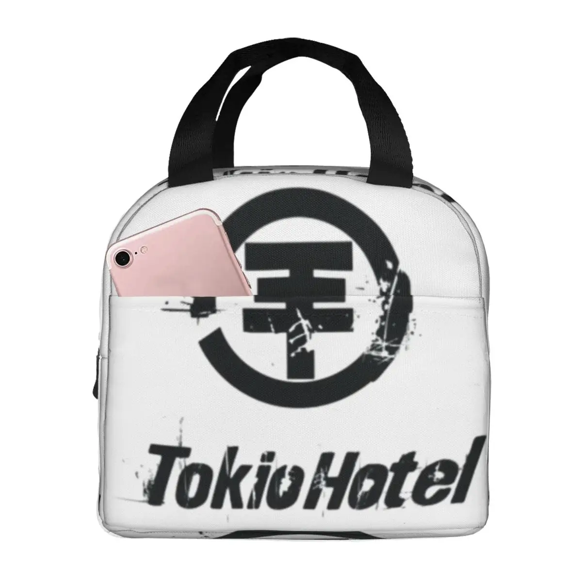 Tokio Hotels Heavy Metal Pop Rock Resuable Lunch Box Women Multifunction Cooler Thermal Food Insulated Lunch Bag For Travel Work