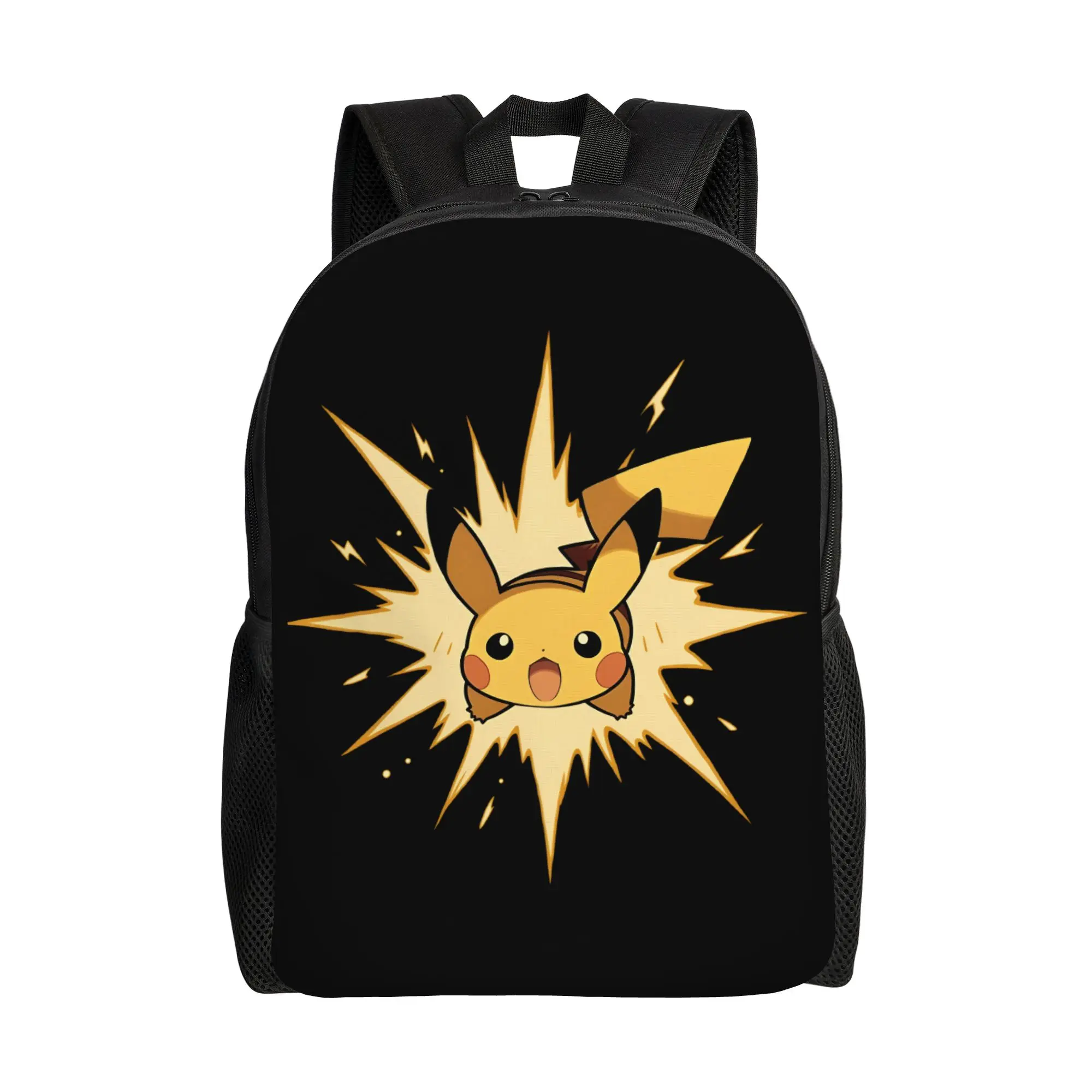 

P-Pikachus Travel Backpack Women Men School Computer Bookbag Cartoon College Student Daypack Bags