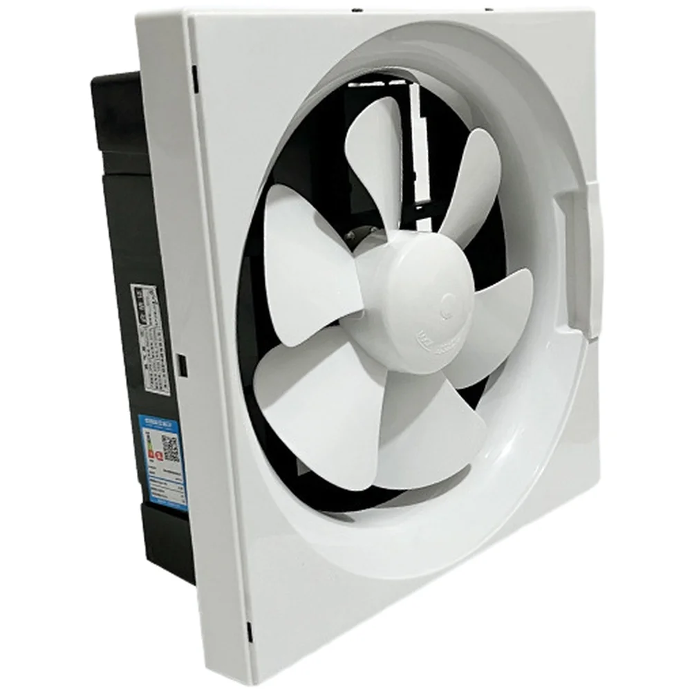 For Kitchen Bathroom For exhaust Vent Fan 900 m3/h Airflow Low Noise 38dB Auto Shutter ABS PVC Material 24x24cm Quiet Operation
