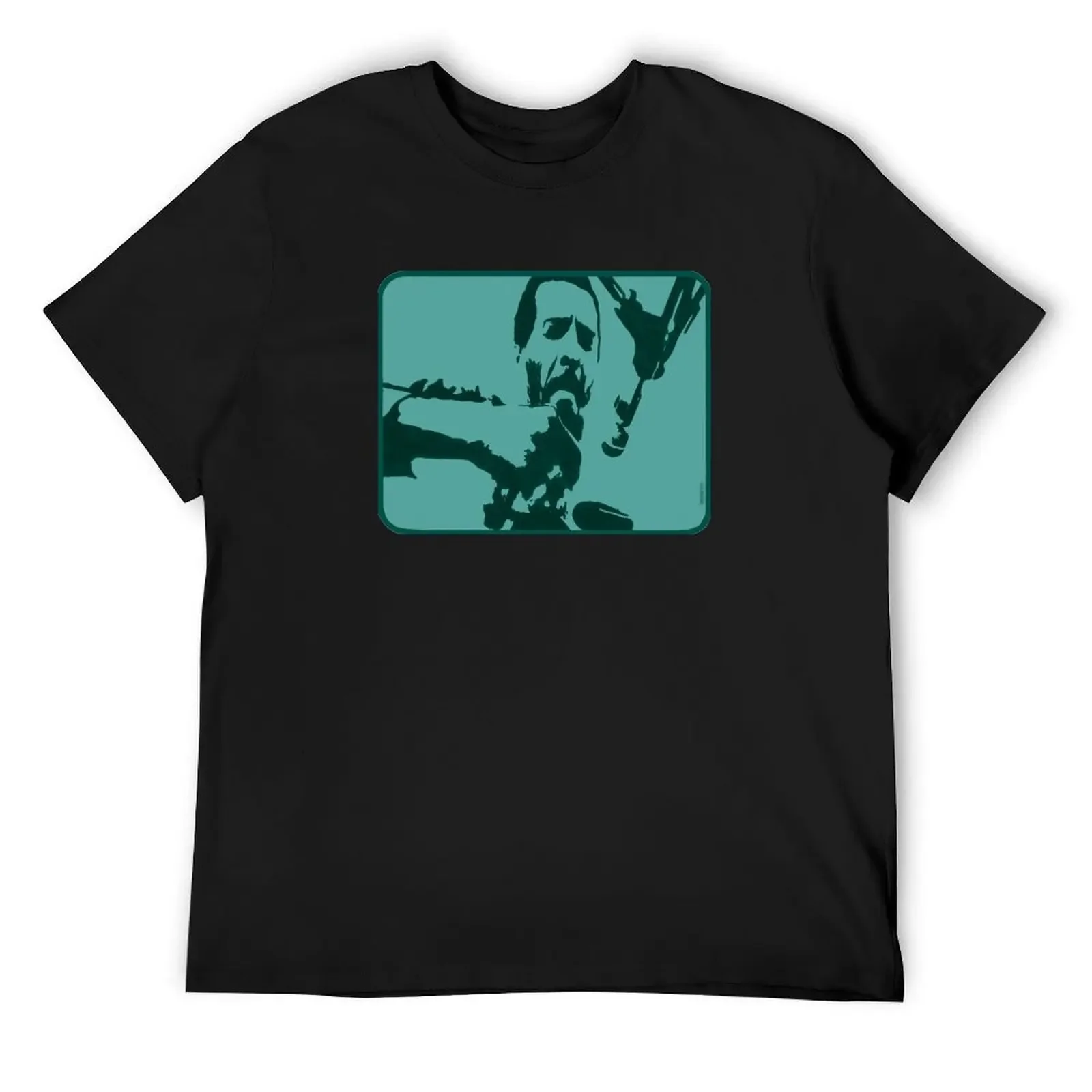 

Richie Havens at Woodstock 1969  Turquoise Blue T-Shirt boys whites man t shirt custom shirt sweat shirts, men