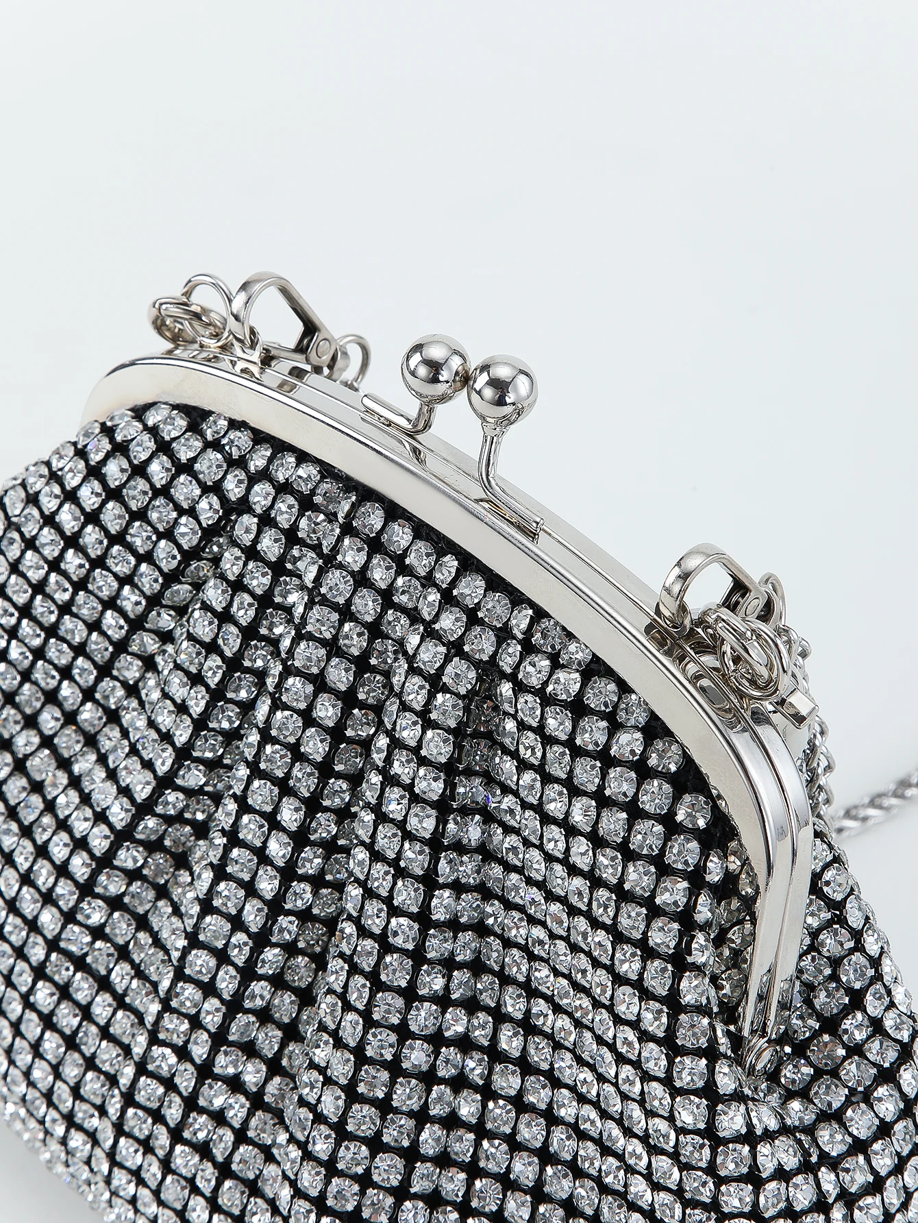 Handle Rhinestones Evening clutch Bag Purses and handbag luxury Designer shiny Crystal Clutch purse bucket bag shoulder bags