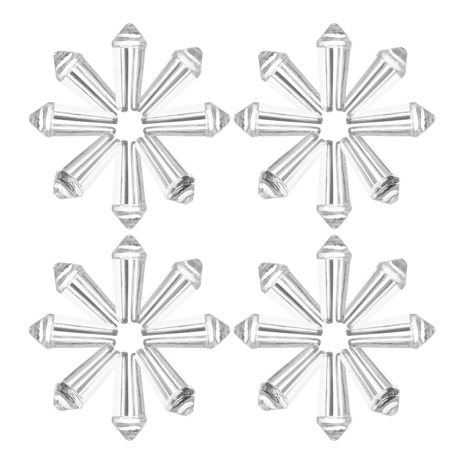 

40 Pcs Dart Protector Flight Protectors Fixed Outdoor Flights Part for Plastic Corrector