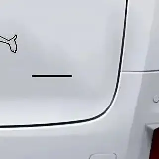 ملصق سيارة بسيط من La Linea ممتص للصدمات ونافذة الباب ملصق حائط بتصميم شخصية كرتونية لتزيين السيارة المنزلي #1